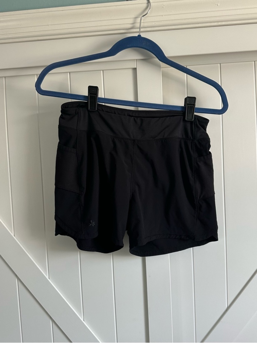 Athleta Girl Record Breaker 3” Shorts XXL 16 Black Running Athletic